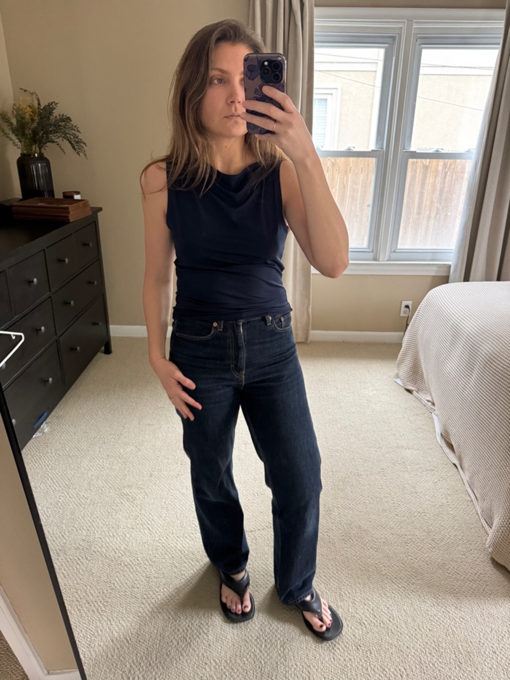 H&M Women's Navy Tank